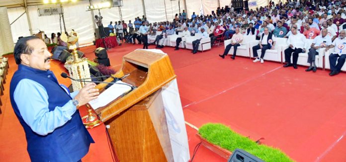 Union Minister Dr. Jitendra Singh addressing the 