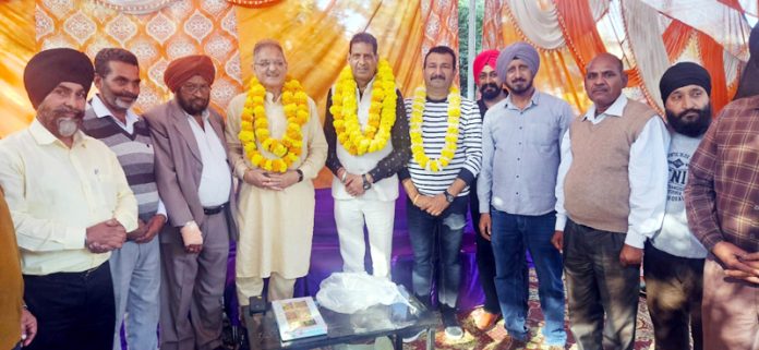 Former Dy CM, Kavinder Gupta during a function at Industrial Estate Digiana on Monday.