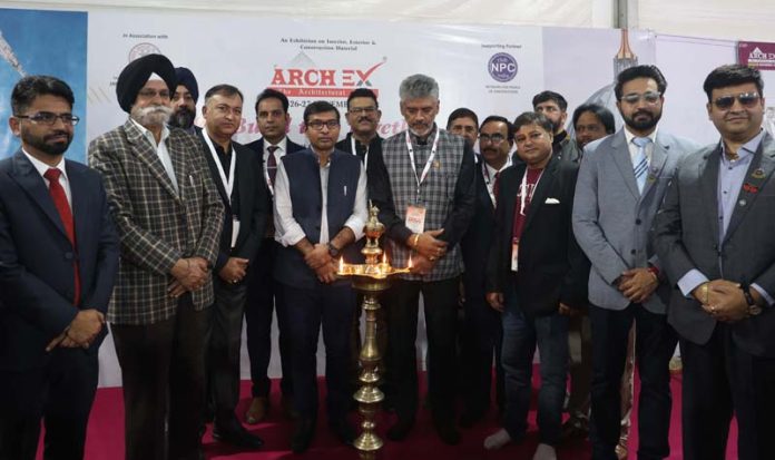 Commissioner JMC Rahul Yadav along with other dignitaries during inaugural ceremony of 