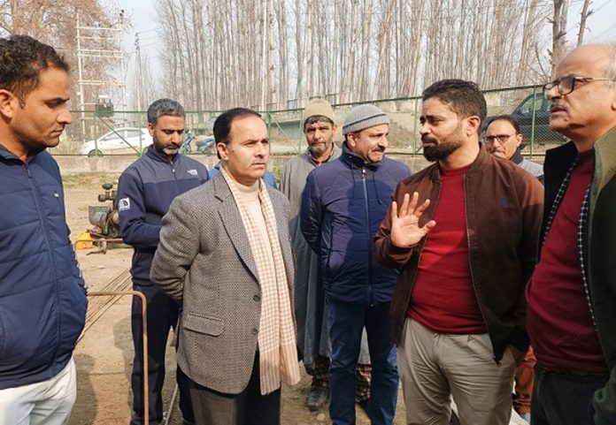 Mission Director JJM during visit to Baramulla.