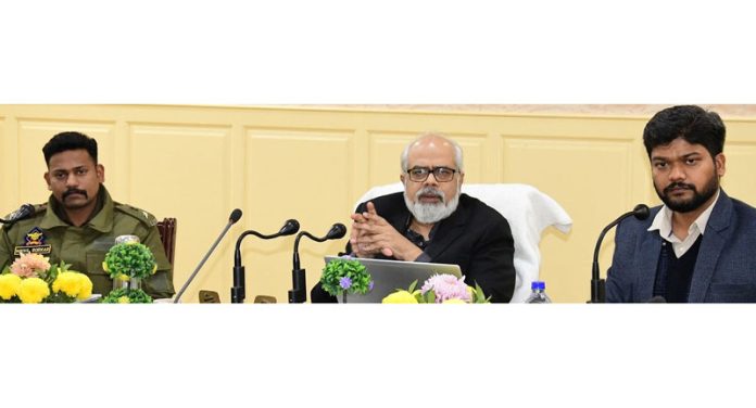 Union Joint Secretary chairing a meeting on Friday.