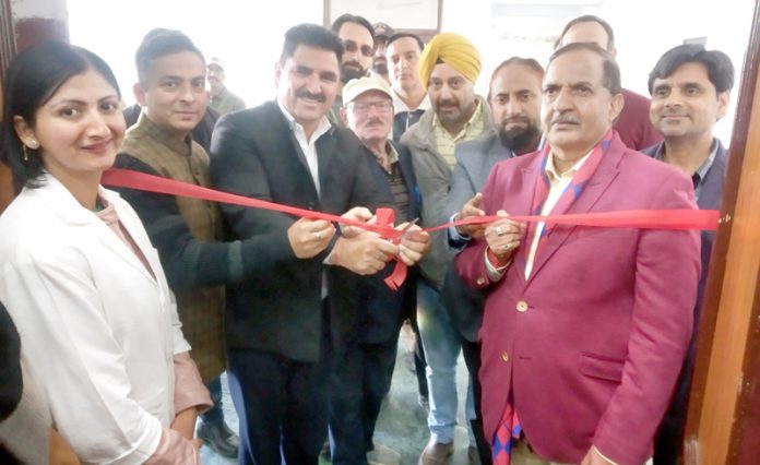 DDC Chairman Doda Dhananter Singh inaugurating a dental checkup camp at Bhaderwah campus of JU.
