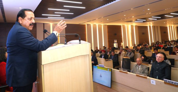 Union Minister Dr. Jitendra Singh addressing 