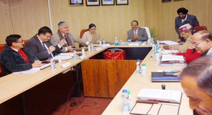 Prof B N Tripathi, Vice Chancellor, SKUAST-Jammu chairing 10th RIC meeting.