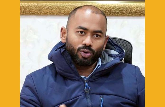 DC Leh, Santosh Sukhadeve, chairing a meeting of the officers on Friday. DC Leh, Santosh Sukhadeve, chairing a meeting of the officers on Friday.