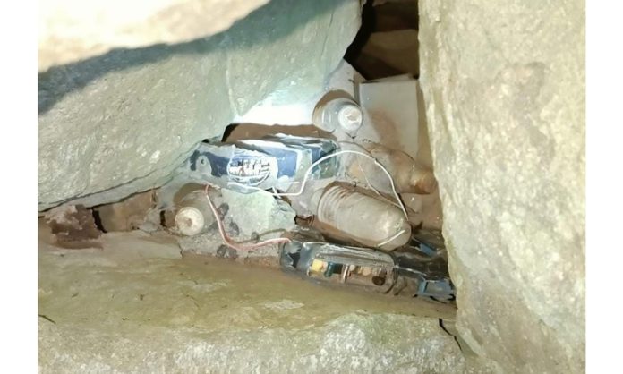 Recoveries made during searches at Thannamandi on Friday. — Excelsior/Imran