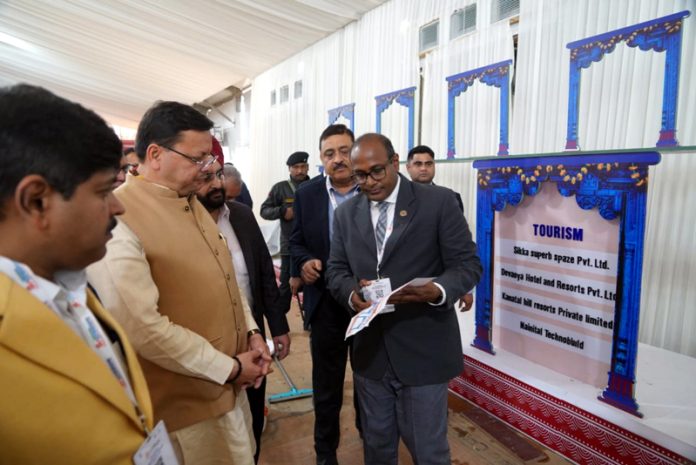 Uttarakhand’s CM Pushkar Singh Dhami reviewing preparations ahead of PM Modi’s visit in Dehradun.