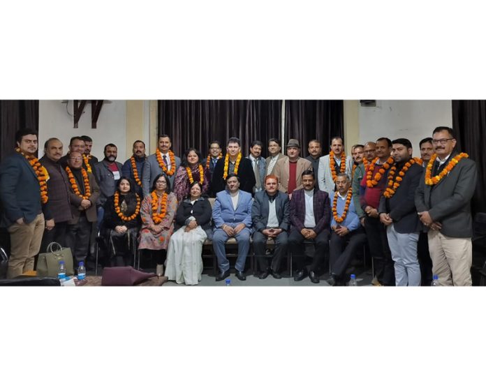 Central body office bearers of J&K Private Schools Association. Central body office bearers of J&K Private Schools Association.