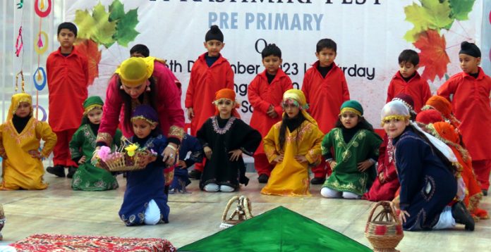Children performing during Kashmiri fest. Children performing during Kashmiri fest.