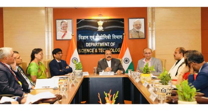 Union Minister Dr Jitendra Singh presiding over 