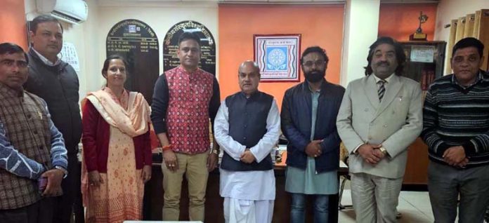 IGNOU Regional Centre flying squad team at an Exam Centre.