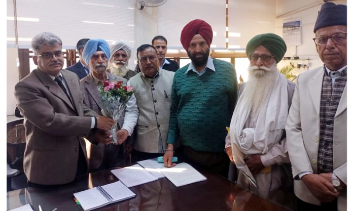 PoJK DPs’ delegation during meeting wikth Chief Secy, Atal Dulloo in Jammu on Friday. PoJK DPs’ delegation during meeting wikth Chief Secy, Atal Dulloo in Jammu on Friday.