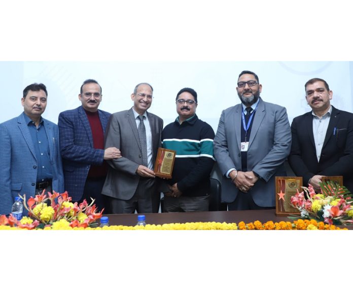 Guests posing together during Glaucoma Symposium at GMC Jammu. Guests posing together during Glaucoma Symposium at GMC Jammu.