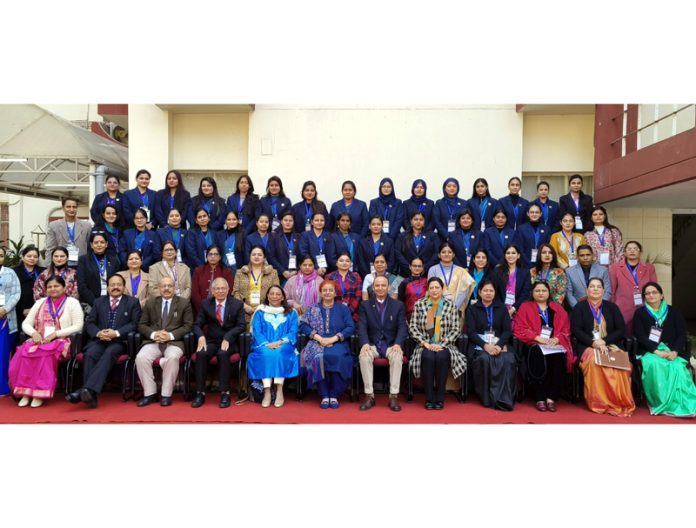 Academicians, administrators, policy makers and research scholars at MIER College of Education during a daylong conference in the institute on Saturday. Academicians, administrators, policy makers and research scholars at MIER College of Education during a daylong conference in the institute on Saturday.