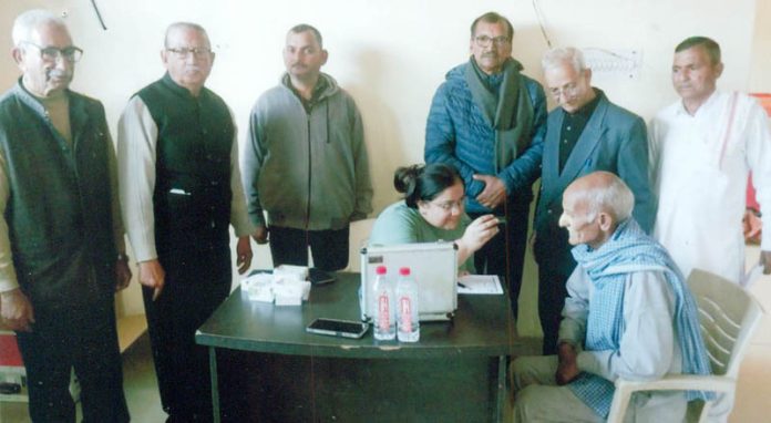 A doctor examining patient at Marh on Monday. A doctor examining patient at Marh on Monday.