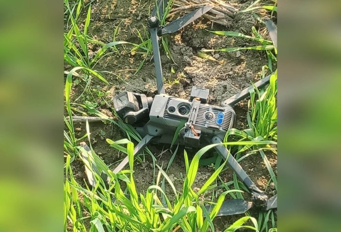 Drone Found Near IB In Jammu And Kashmir's Samba Drone Found Near IB In Jammu And Kashmir's Samba