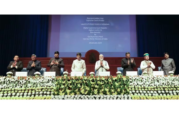 PM inaugurates Diamond Jubilee celebration of the SC