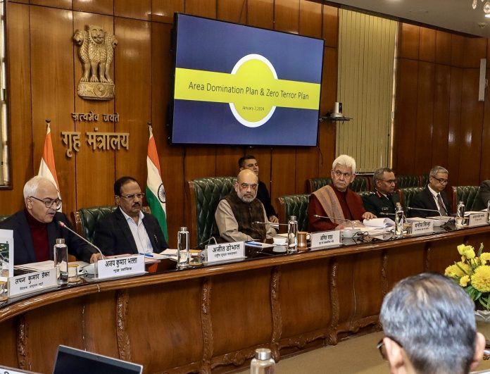 Amit Shah Instructs Complete Elimination Of Terror Eco-System In J&K Security Review Meet Amit Shah Instructs Complete Elimination Of Terror Eco-System In J&K Security Review Meet