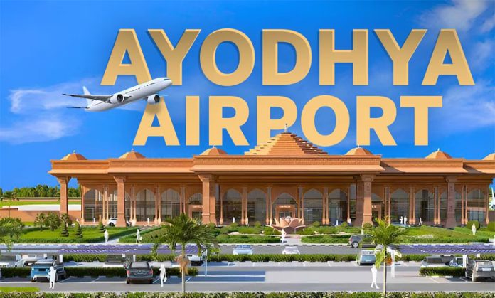 Ayodhya airport likely to see 100 flight movements on Monday: Officials Ayodhya airport likely to see 100 flight movements on Monday: Officials