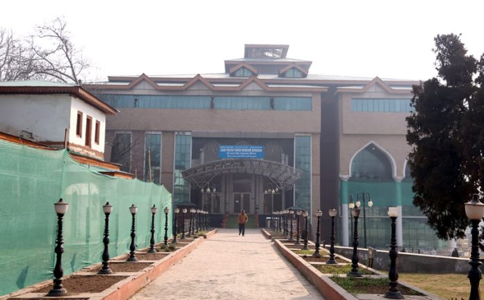 A view of SPS Museum in Srinagar on Tuesday. -Excelsior/Shakeel