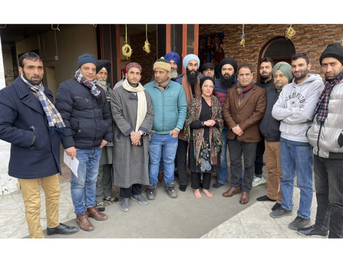 Tanvir Sadiq and others after inaugurating a free eye and dental check-up camp at Gurdwara Sahib Mehjoor Nagar, Srinagar. Tanvir Sadiq and others after inaugurating a free eye and dental check-up camp at Gurdwara Sahib Mehjoor Nagar, Srinagar.