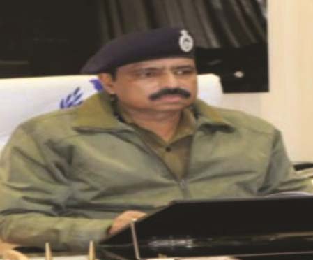 ADGP Railways Sunil Kumar, chairing a meeting of the Railway police officers in Jammu on Thursday. ADGP Railways Sunil Kumar, chairing a meeting of the Railway police officers in Jammu on Thursday.