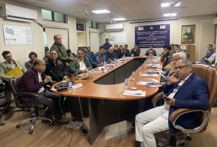 Geo-scientists and others during a workshop at Jammu on Tuesday. Geo-scientists and others during a workshop at Jammu on Tuesday.