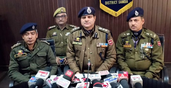 SSP Samba, Benam Tosh at a press conference on Wednesday. SSP Samba, Benam Tosh at a press conference on Wednesday.