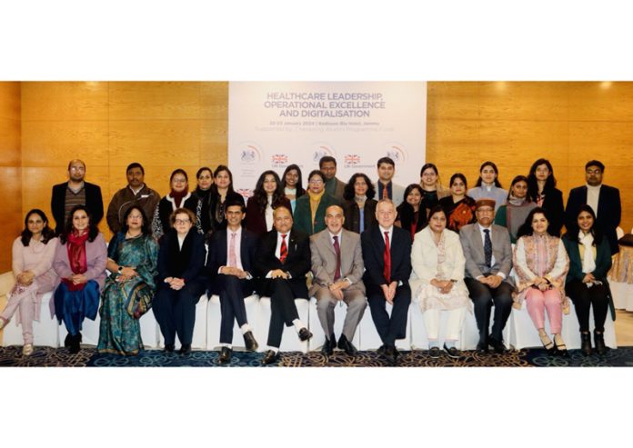 Healthcare experts in the two-day workshop at Jammu. Healthcare experts in the two-day workshop at Jammu.