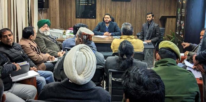 DC during public grievance redressal camp.