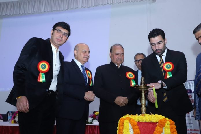 Secretary H&ME Department, Dr Syed Abid Rasheed Shah during the NAMSCON in GMC Jammu. Secretary H&ME Department, Dr Syed Abid Rasheed Shah during the NAMSCON in GMC Jammu.