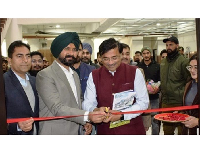 DC Doda along with Director IIT Jammu & others at the launch of Entrepreneurship Development Programme.