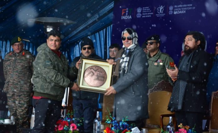 LG Sinha Inaugurates 4th Khelo India Games' Snow Sports Event At Gulmarg