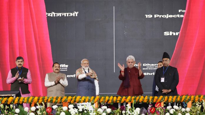 PM Modi Launches Rs 32,000-Crore Worth Development Projects In J&K