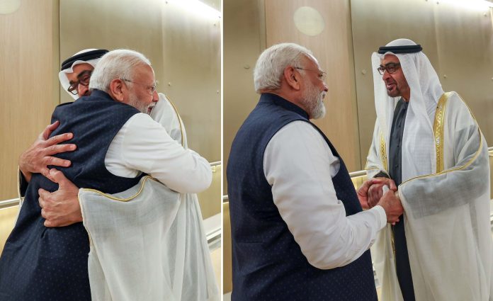 PM Modi Holds Talks With UAE President; Bilateral Investment Treaty Inked To Boost Strategic Ties PM Modi Holds Talks With UAE President; Bilateral Investment Treaty Inked To Boost Strategic Ties