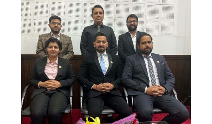 Newly elected office bearers of J&K Branch of ICAI. Newly elected office bearers of J&K Branch of ICAI.