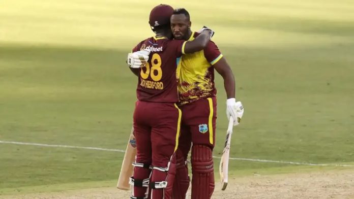 Russell and Rutherford earn West Indies 37-run consolation win against Australia Russell and Rutherford earn West Indies 37-run consolation win against Australia
