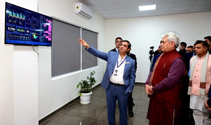 LG Manoj Sinha at the inauguration of Atomic North in Billawar on Tuesday.