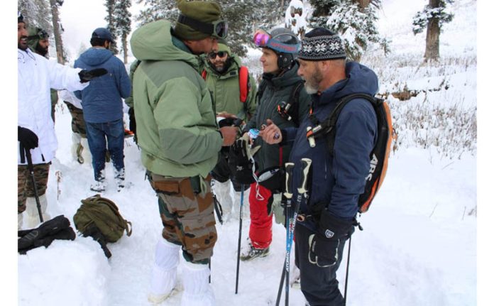 Skiers rescued in Pattan area. Skiers rescued in Pattan area.