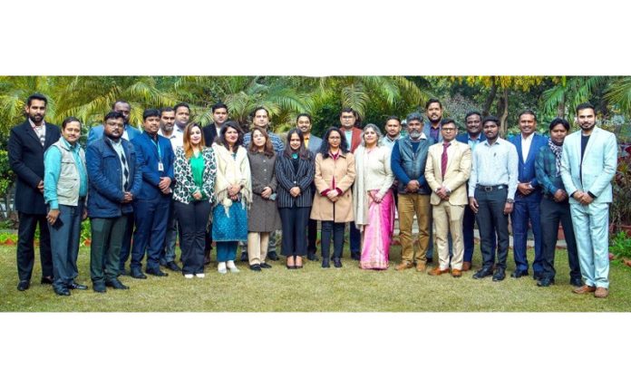 Administrative Heads of different schools posing for group photograph.