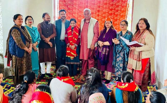 BJP leaders at a function at Miran Sahib on Tuesday. BJP leaders at a function at Miran Sahib on Tuesday.