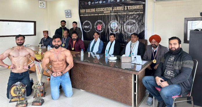 Management Committee Members posing during meeting at Jammu.