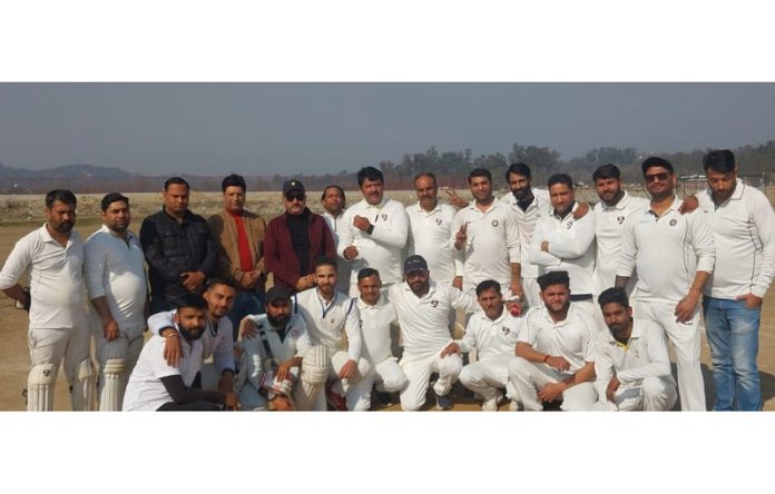 Press Club Jammu team posing for a photograph on Friday. Press Club Jammu team posing for a photograph on Friday.