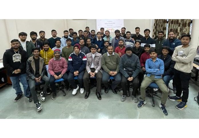 Participants of a workshop at SMVDU posing for a group photograph on Monday. Participants of a workshop at SMVDU posing for a group photograph on Monday.