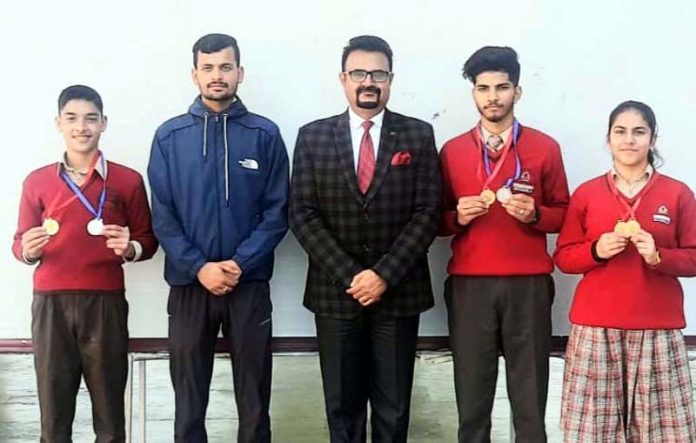 Students of Shaurya International School brought laurels to school by winning medals in a Sahodaya Inter School Skating Championship. Shaurya International School students Tamanna Saini clinched two Gold medals while Abhinav Bakshi and Samit Mahajan won one gold and one silver medal each.