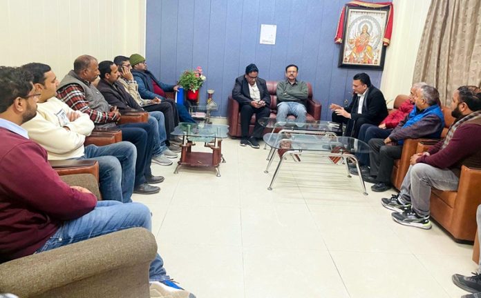 Katra hoteliers meeting with CMD IRCTC. Katra hoteliers meeting with CMD IRCTC.