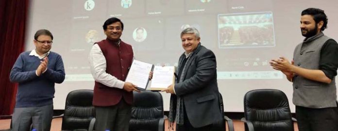 District Administration Reasi signing a MoU with CES IIT Jammu on Monday. District Administration Reasi signing a MoU with CES IIT Jammu on Monday.