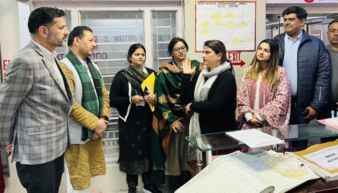 Former Dy Mayor, Baldev Singh Billawaria during a function at Gandhi Nagar Hospital.