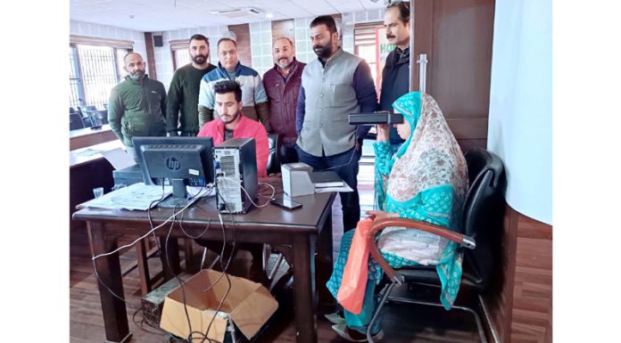 A view of Aadhaar camp organised at Narwal on Tuesday. A view of Aadhaar camp organised at Narwal on Tuesday.