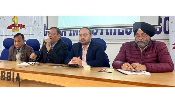 Dignitaries during an awareness programme organised by EPFO in collaboration with BBIA.